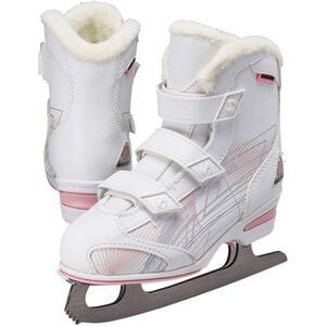 Jackson Ultima Softec Tri-Grip Recreational Ice Skates - White, Youth Size 8